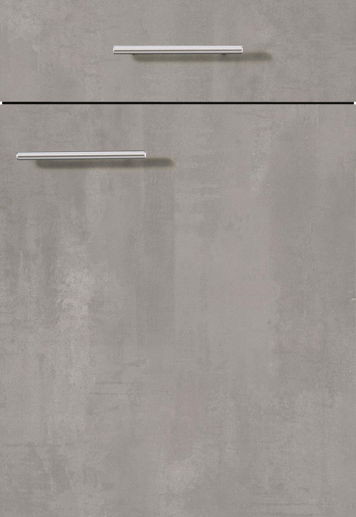Küchenblock inkl. 5 E-Geräte IP1200 Grau - Graphitfarben/Schwarz, Trend, Holzwerkstoff/Metall (240cm) - Impuls