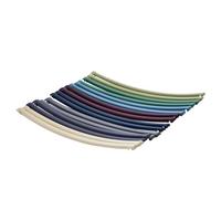 Gartenstuhl Mood Lameller - Blau/Weiss, Natur, Kunststoff (13/13/49cm) - Gardenson