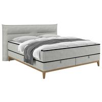 Box Krevet Smile - srebrne boje, Konvencionalno, drvni materijal/drvo (180/200cm) - Premium Living