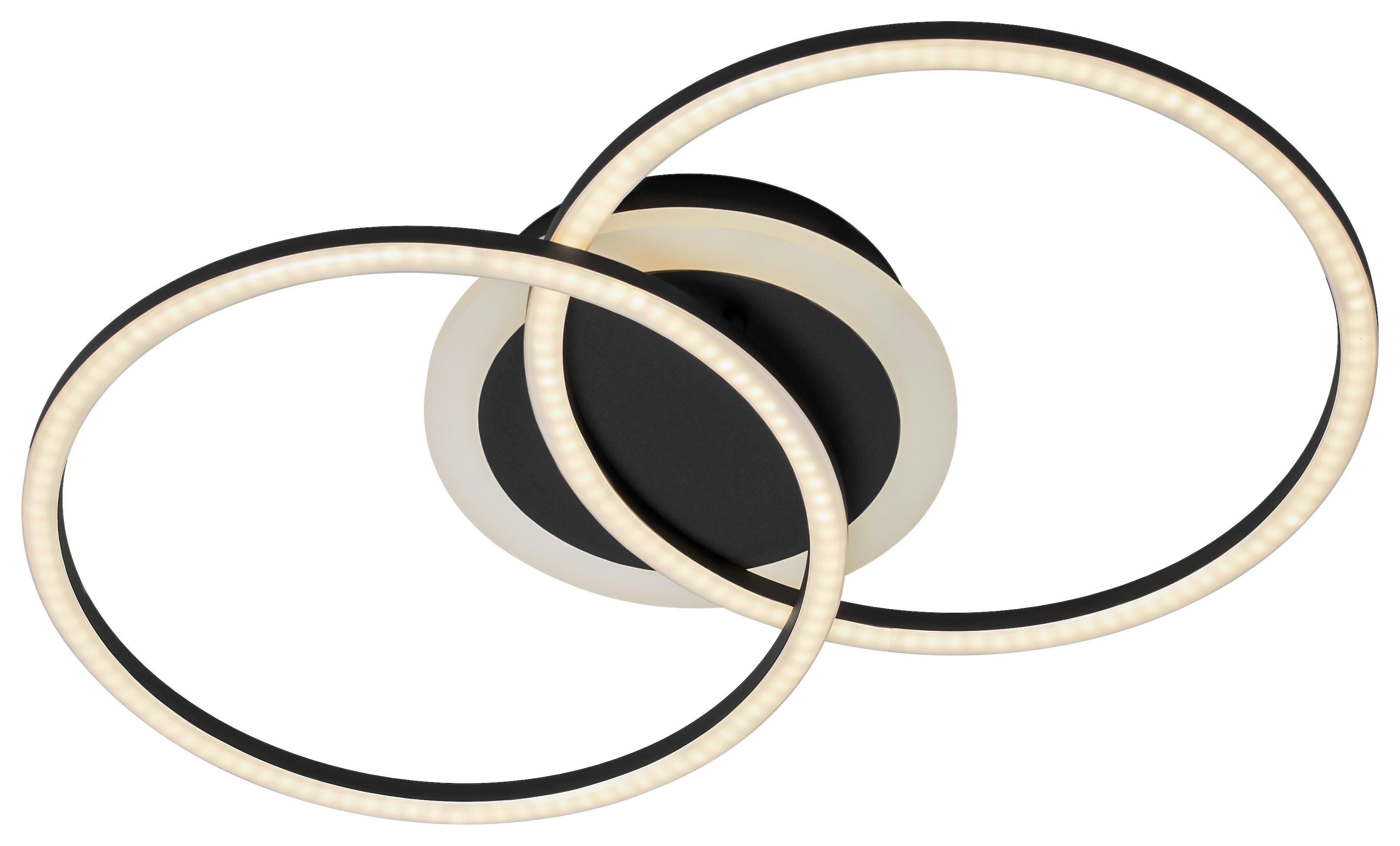 LAMPA SUFITOWA LED R62783132 VENIDA - czarny/biały, Design, tworzywo sztuczne/metal (50/30/7,5cm)