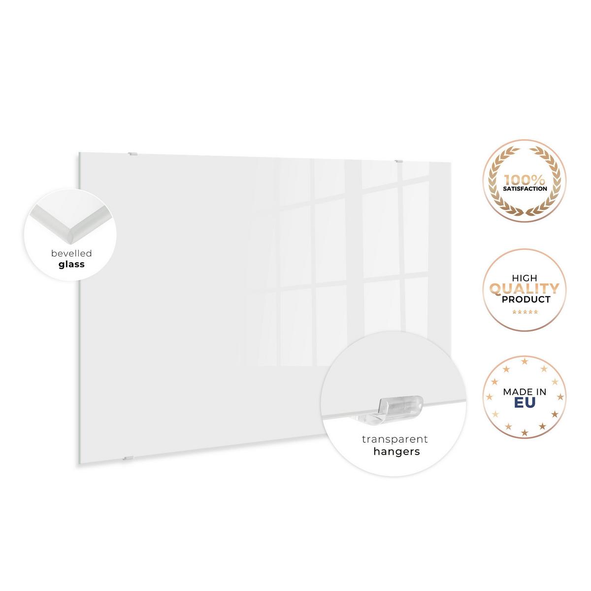 Glasbild Multicolor ca. 120x80cm - Multicolor, Basics, Glas/Papier (120/80cm)