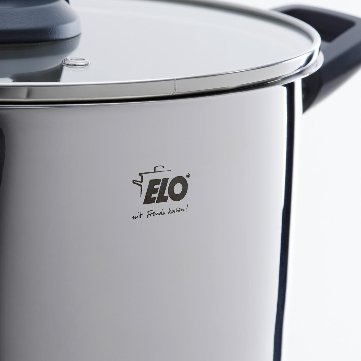 ZESTAW GARNKÓW ELENI - kolor stalowy/przejrzysty, Modern, metal/szkło - ELO