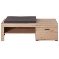 Garderobenbank in Eichefarben - Eichefarben/Braun, Modern (140/48/38cm) - Mömax