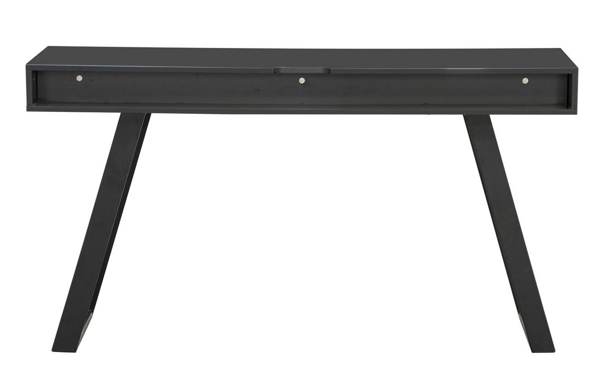 Pisalna Miza Viola, Siva, Barva Hrasta - siva/barve hrasta, Moderno, kovina/leseni material (140/60/76cm) - Modern Living