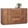 Kommode in Eichefarben teilmassiv - Eichefarben, KONVENTIONELL, Holz/Holzwerkstoff (150/89/45cm) - Premium Living Kommode in Eichefarben teilmassiv - Eichefarben, KONVENTIONELL, Holz/Holzwerkstoff (150/89/45cm) - Premium Living