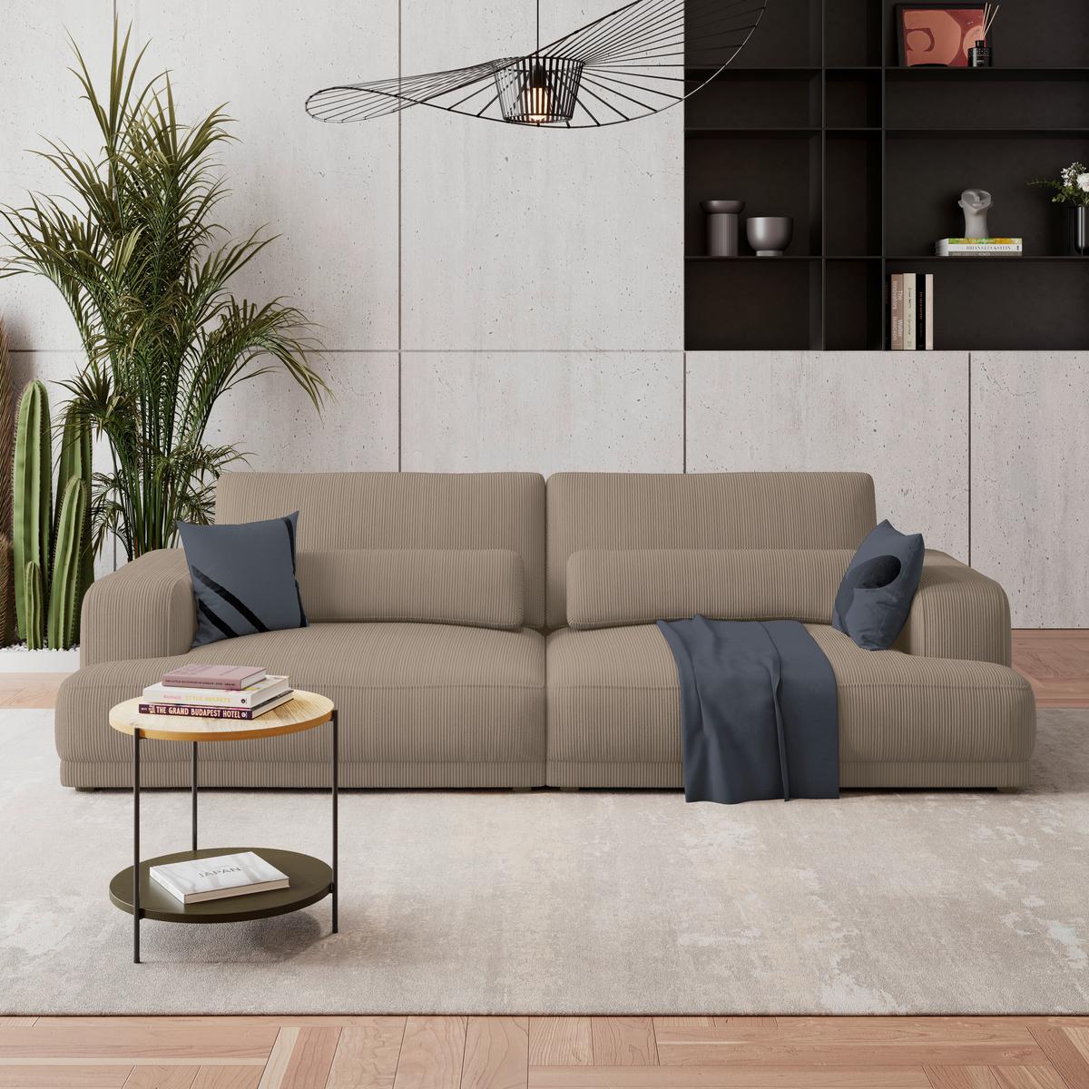 Velika Sofa Savona - boje jantara, Trend, tekstil (260/77/111cm) - Luca Bessoni