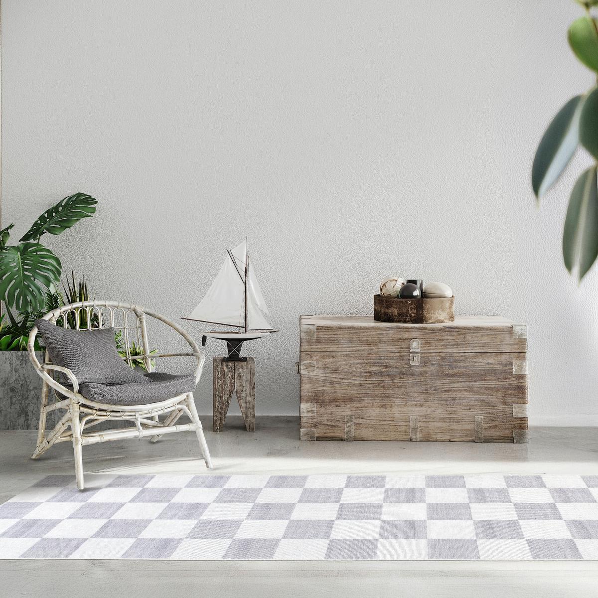 CHODNIK JACK MESIO-URBAN8156 - jasnoszary/szarobiały, Design, tkanina (80/250cm) - Lindorug