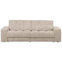 2-Sitzer-Sofa Second Date Beige B: 226cm - Beige/Schwarz, Design, Kunststoff/Textil (226/78/99cm) - Livetastic