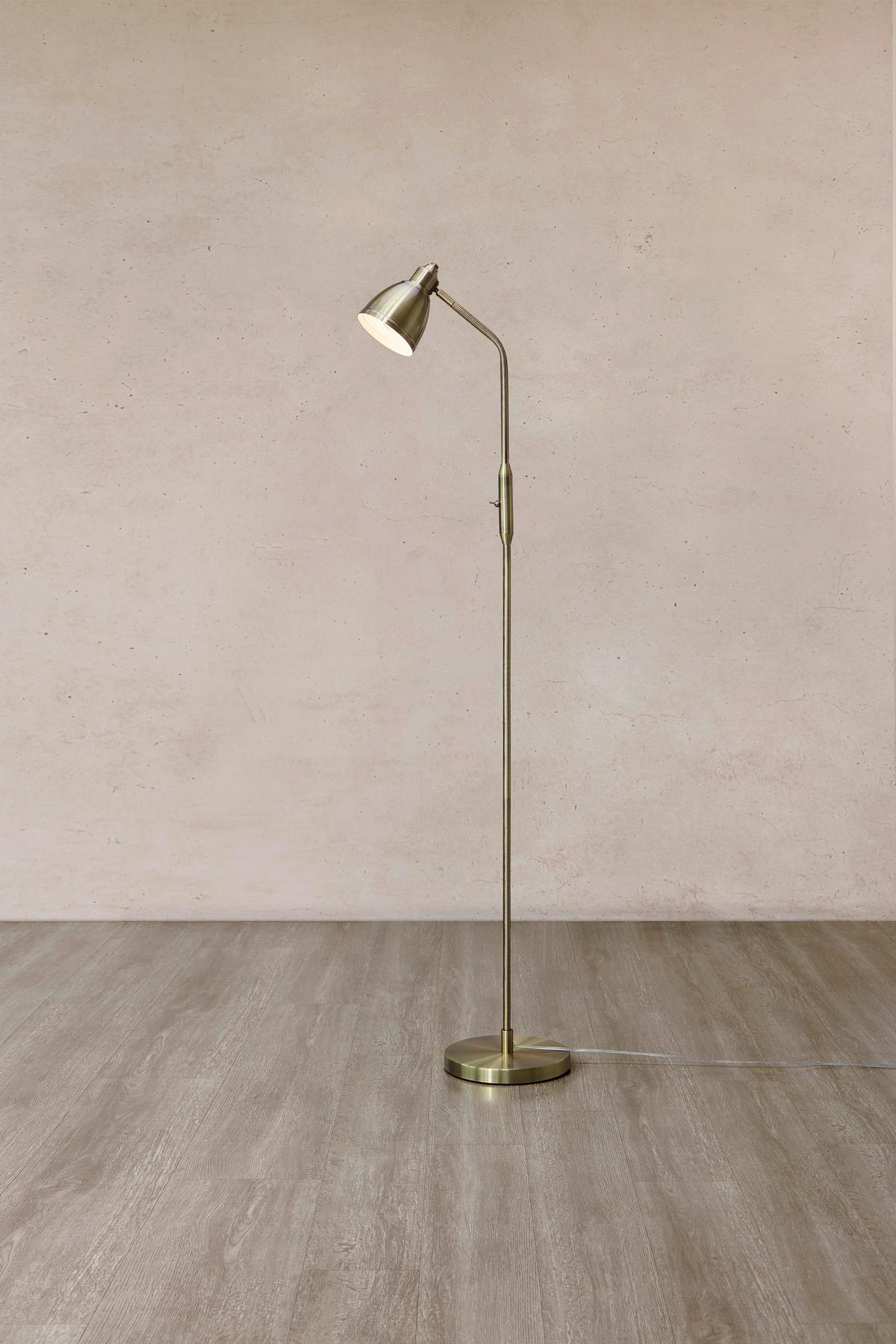 Stehleuchte Story max. 40 Watt - Goldfarben, Basics (23/18/145cm) - Markslöjd