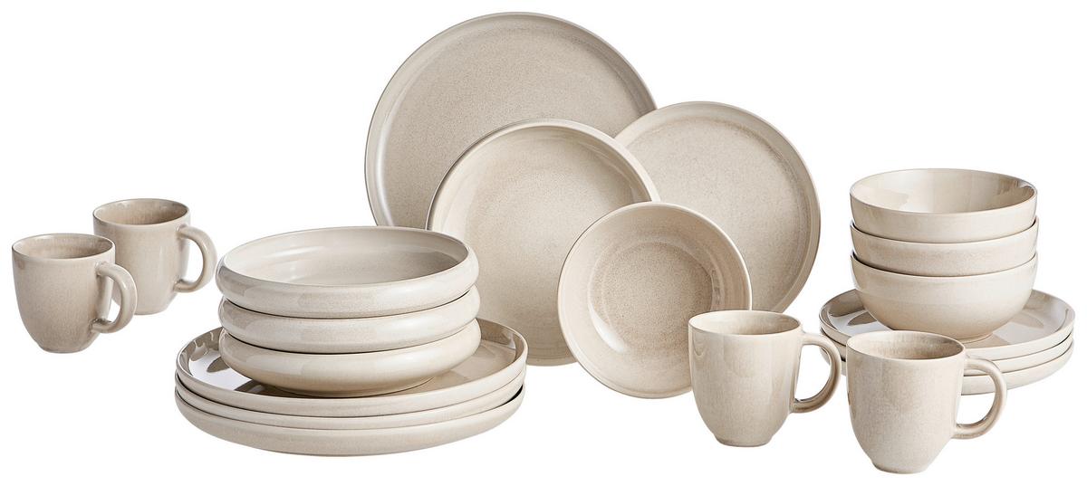 SERWIS OBIADOWO-ŚNIADANIOWY CANJU BLOMUS - beżowy, Lifestyle, ceramika - Blomus