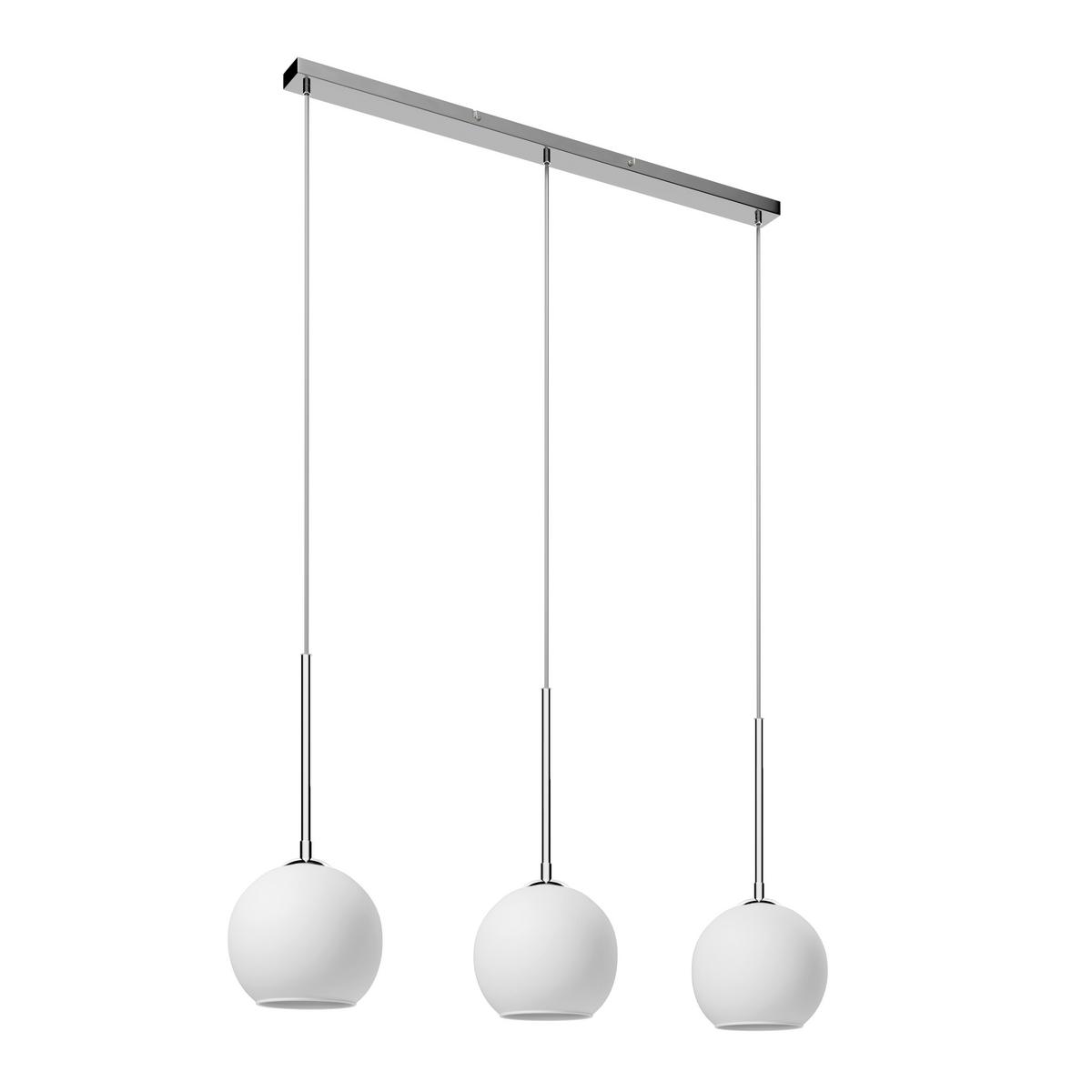 LAMPA WISZĄCA LEONIE *SBN* - opal, Basics, metal/szkło (110/20/150cm) - Novel