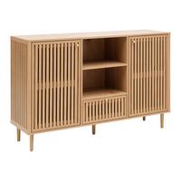Sideboard Barcelona -Exklusiv- - Goldfarben/Naturfarben, Lifestyle, Holzwerkstoff/Papier (142,8/90/40cm) - Mömax