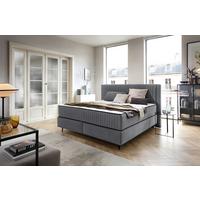 PAT BOX DREAM - gri închis, Modern, lemn/textil (160/200cm) - Premium Living