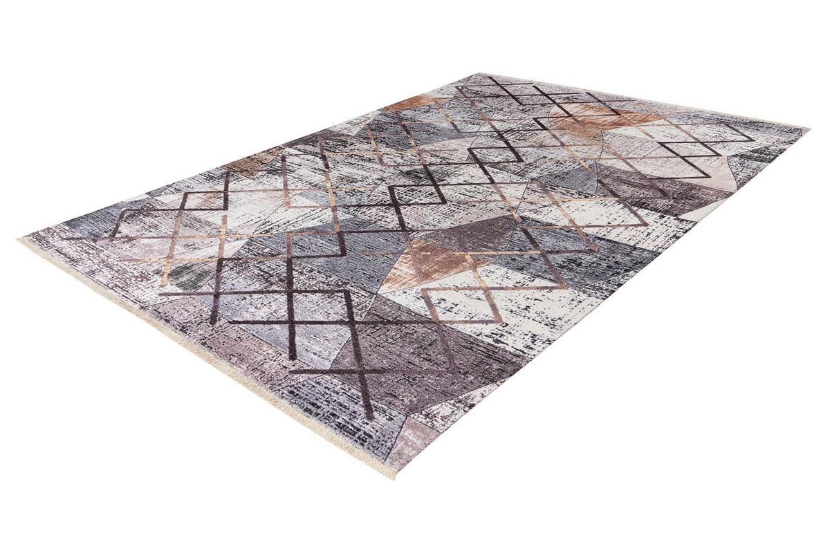 Flachwebeteppich My Valencia Multicolor ca. 200x290cm - Multicolor, Design, Textil (200/290cm) - Obsession