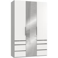Ormar S Klasičnim Vratima Level 36 A - bijela/boje kroma, Moderno, staklo/drvni materijal (150/236/58cm) - Modern Living