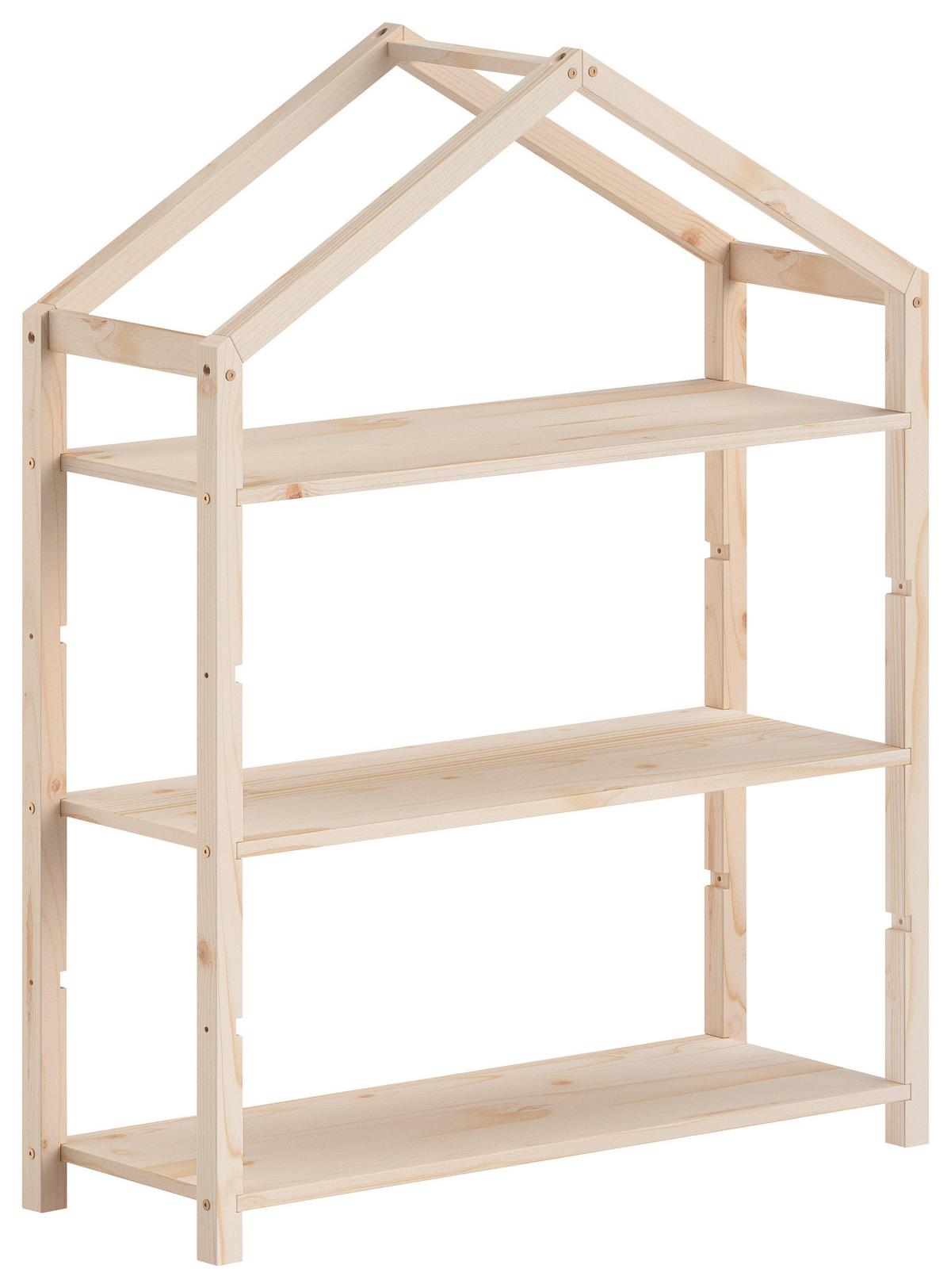Kinderregal Holz Dallas ca. 111x141x40 cm Kiefer - Kieferfarben, MODERN, Holz (111/141/40cm) - MID.YOU