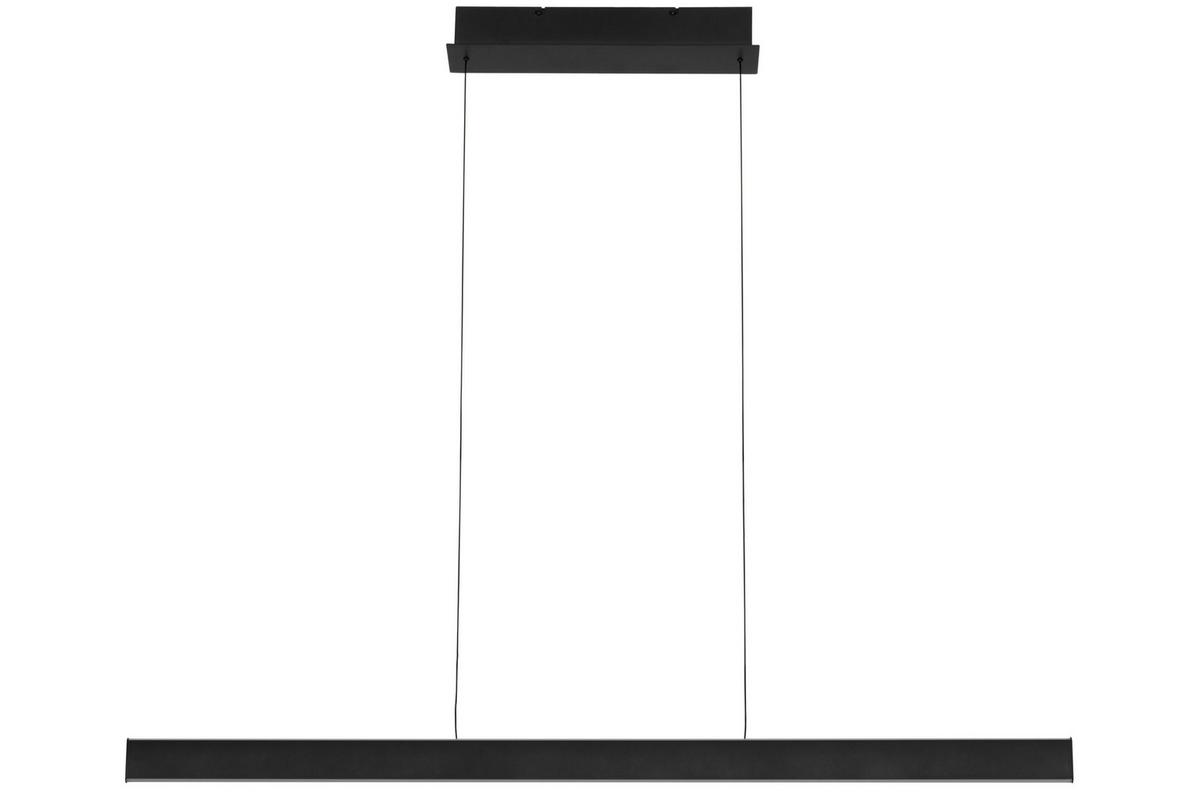 LAMPA WISZĄCA LED KENT - czarny, Design, tworzywo sztuczne/metal (118/10/170cm) - Dieter Knoll