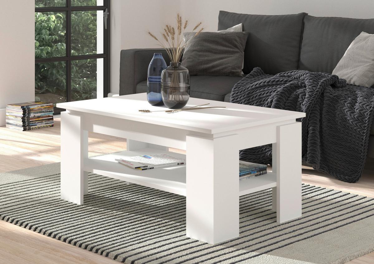 Klubska Miza Titan, Bela, 100x60 - Design, leseni material (100/60/45cm) - MID.YOU