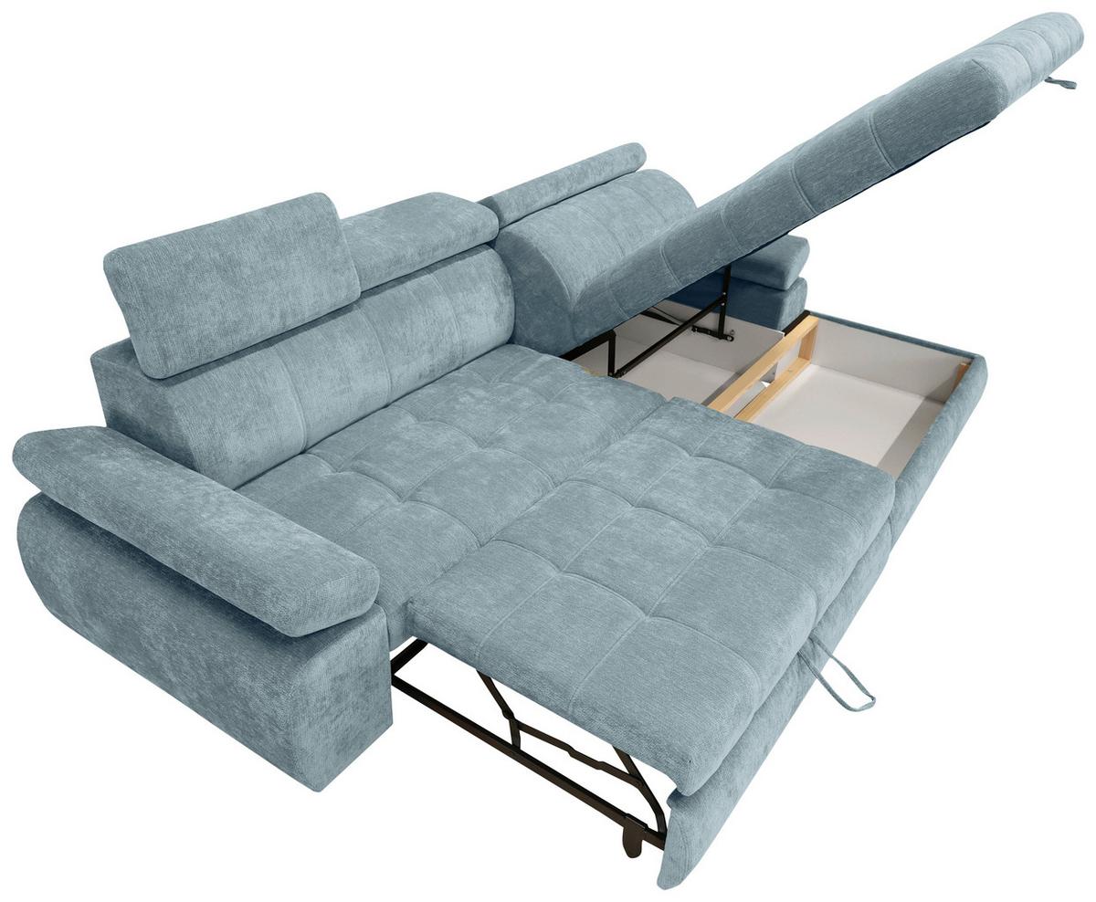 Kutna Garnitura Vegas - boje mente/crna, Design, drvo/tekstil (294/173cm) - Modern Living