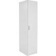 Omara Za Oblačila Celle - aluminij, Moderno, umetna masa/leseni material (47/197/54cm) - Premium Living Omara Za Oblačila Celle - aluminij, Moderno, umetna masa/leseni material (47/197/54cm) - Premium Living