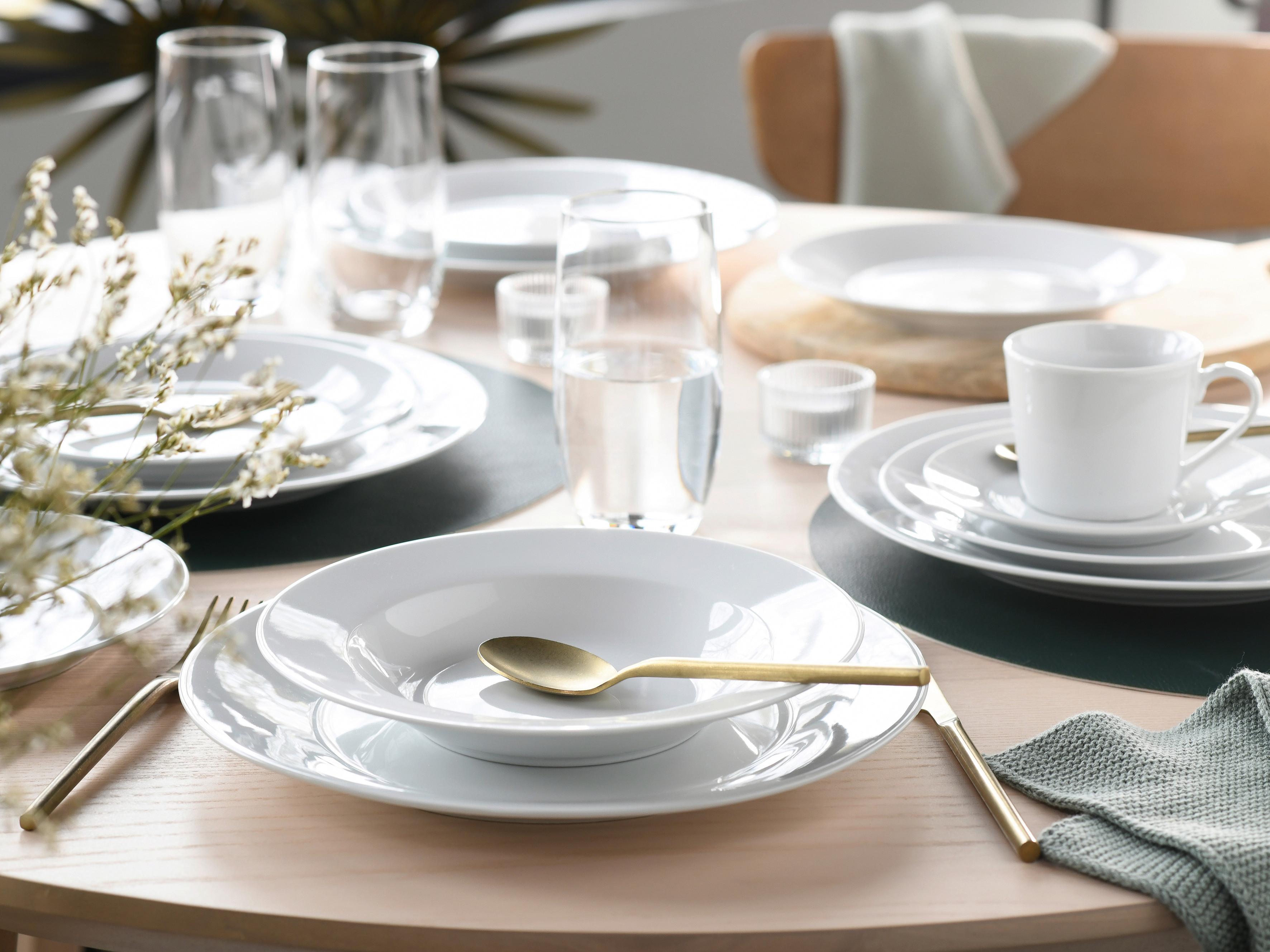 Kombinirani Servis Base, 42-Delni - bela, Basics, keramika - Creatable