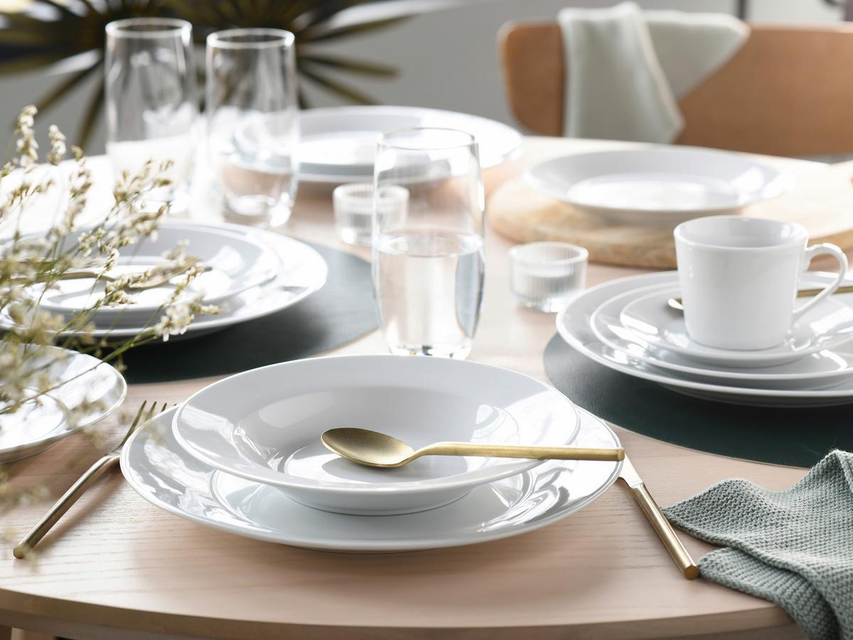 Kombinirani Servis Base, 42-Delni - bela, Basics, keramika - Creatable