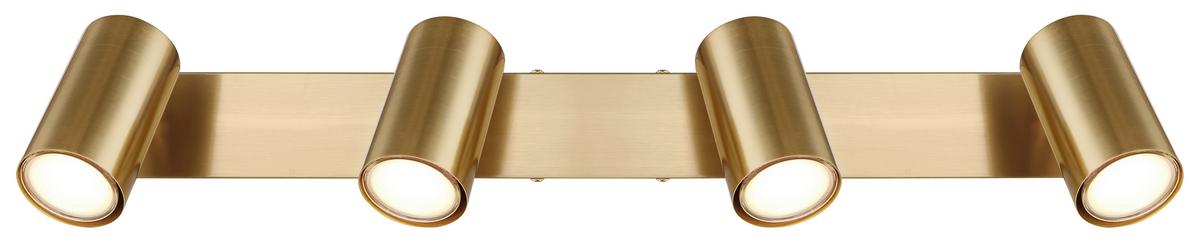 Strahler Robby in Goldfarben max. 25 Watt - Goldfarben, Metall (56/6/13cm) - Globo
