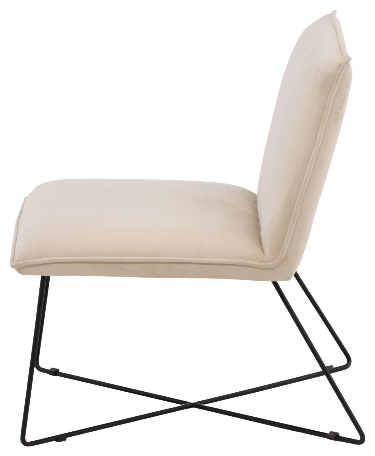 SESSEL X-LOUNGE - Beige/Schwarz, Design, Kunststoff/Textil (61,5/82,5/72cm) - Livetastic