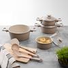 GRYT- OCH KASTRULLSET JOHANNA - klar/beige, Modern, metall/glas - Mömax