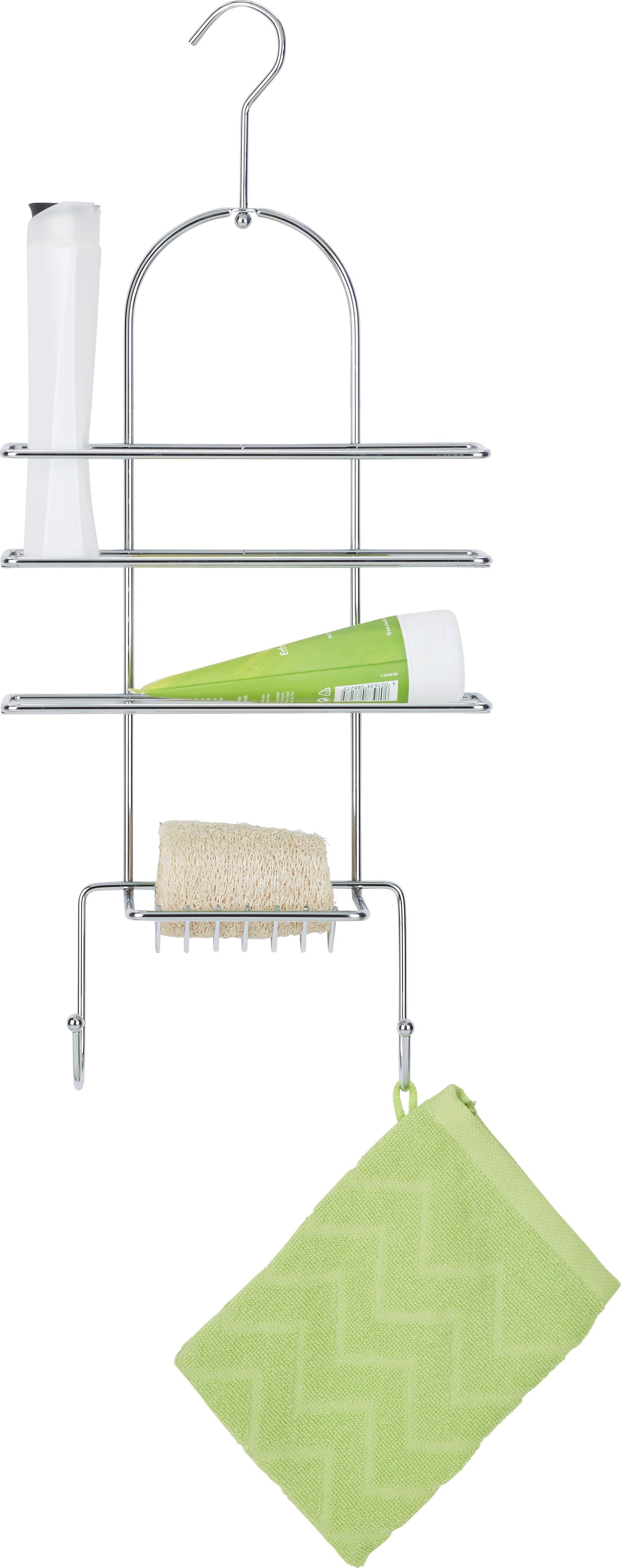 Duschregal in Chromfarben - Chromfarben, Metall (60/40/27cm) - Mömax