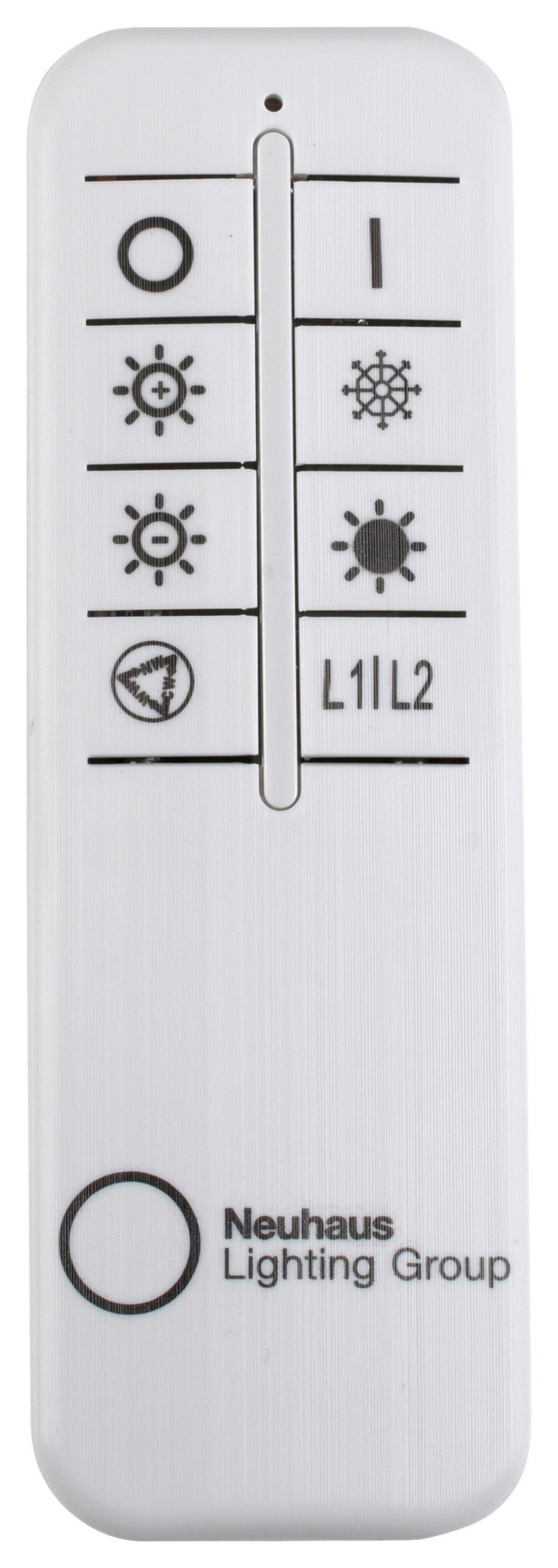 LAMPA SUFITOWA LED 6233-55 PAAN - kolor stalowy, Design, tworzywo sztuczne/metal (75/71,1/15,1cm) - Paul Neuhaus