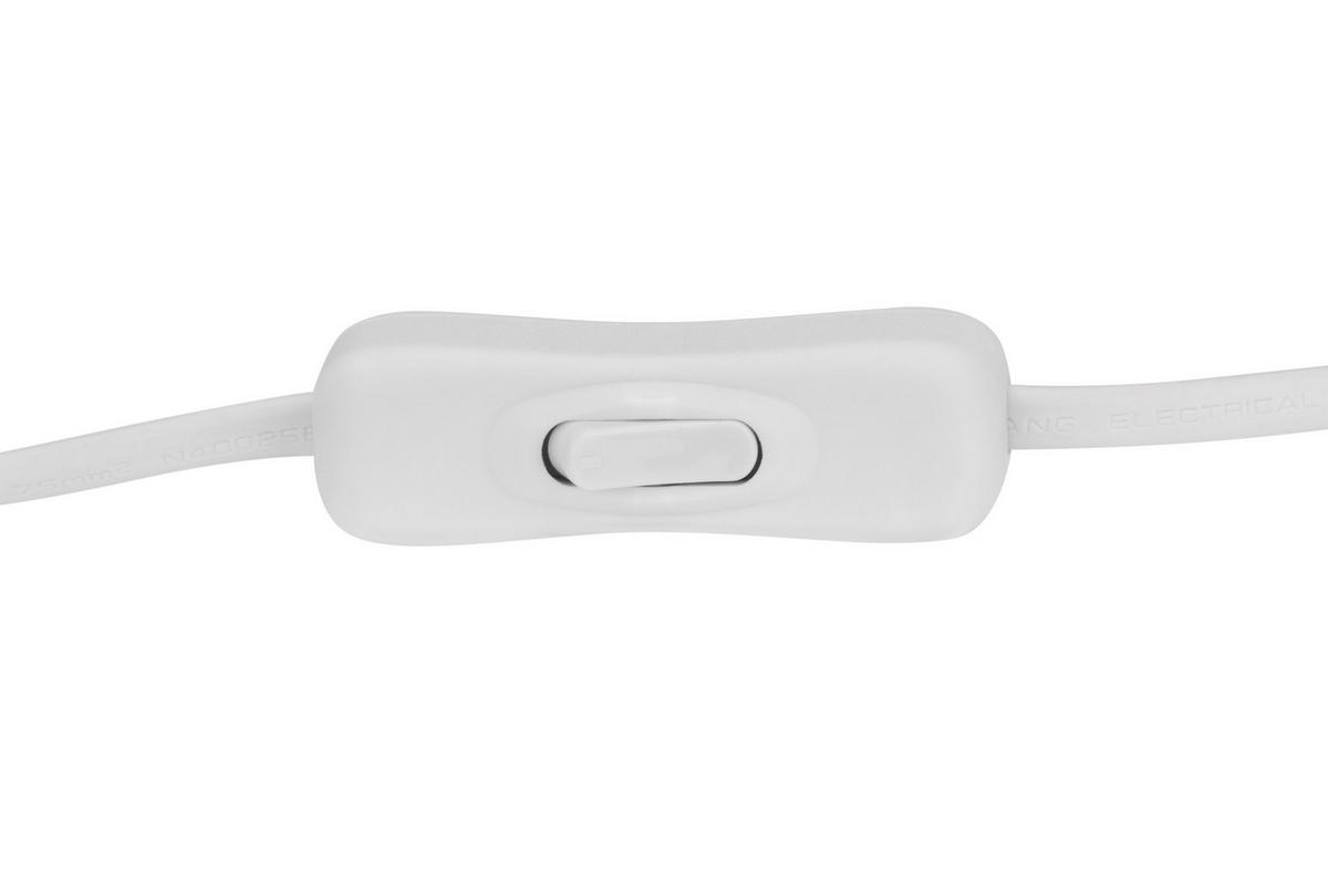 LAMPA STOŁOWA OAKLAND *SBN* - biały, Basics, tworzywo sztuczne/szkło (20cm) - Novel