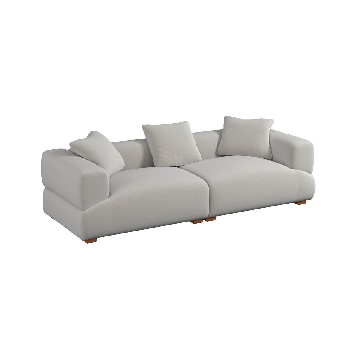 Sofa Talia - siva/smeđa, Moderno, drvo/tekstil (237/61/99cm) - Bessagi Home
