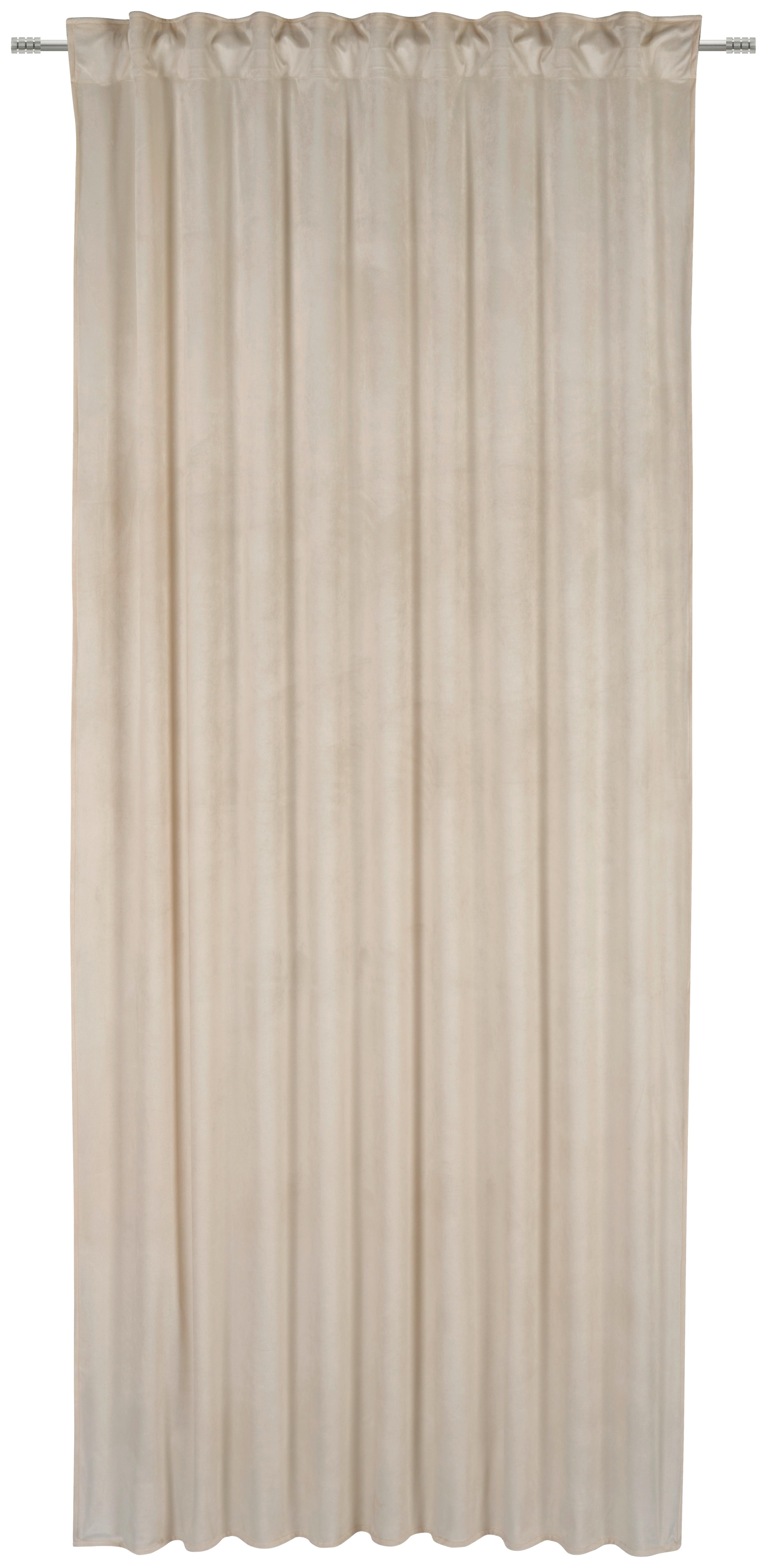 ZASŁONA GOTOWA PABLO - taupe, Basics, tkanina (135/245cm) - Esposa