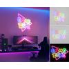 LED-DEKORATIONSLAMPA ZONI - vit/transparent, Modern, plast (39/32/1,6cm) - Mömax