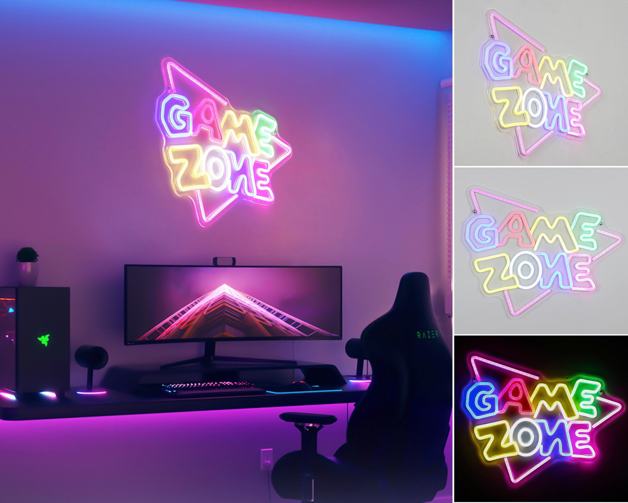 Okrasna Led-svetilka Zoni - bela/prosojno, Moderno, umetna masa (40/32/1cm) - Mömax