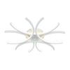 LED-TAKLAMPA WILMA - vit, Modern, metall/plast (60/60/8,5cm) - Mömax