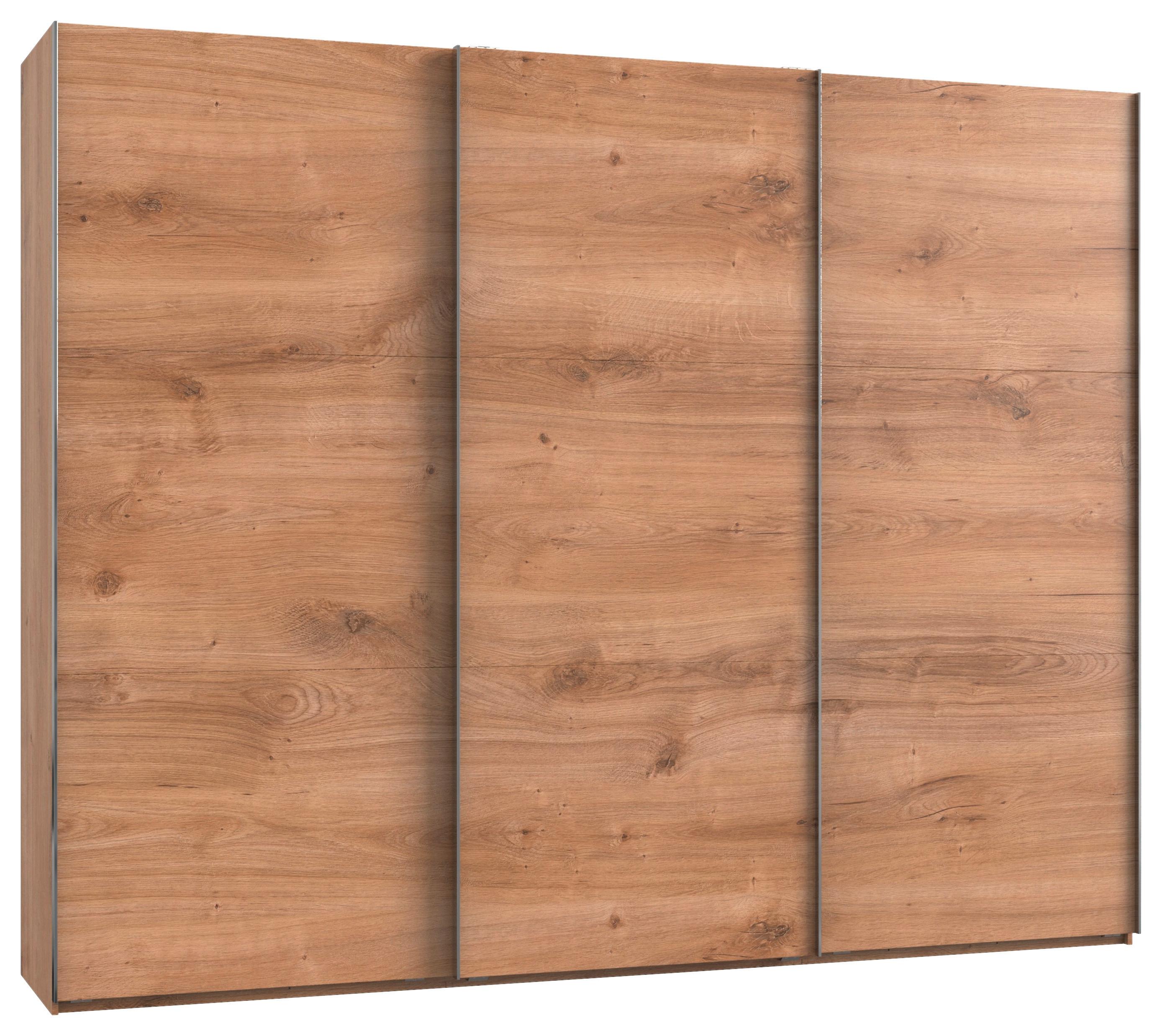 Ormar S Kliznim Vratima Level 36 A - boje hrasta/boje kroma, Moderno, drvni materijal (300/236/65cm) - Modern Living