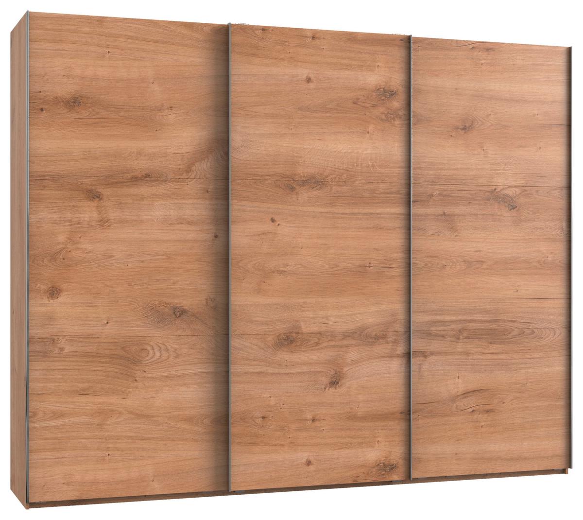 Ormar S Kliznim Vratima Level 36 A - boje hrasta/boje kroma, Moderno, drvni materijal (300/236/65cm) - Modern Living