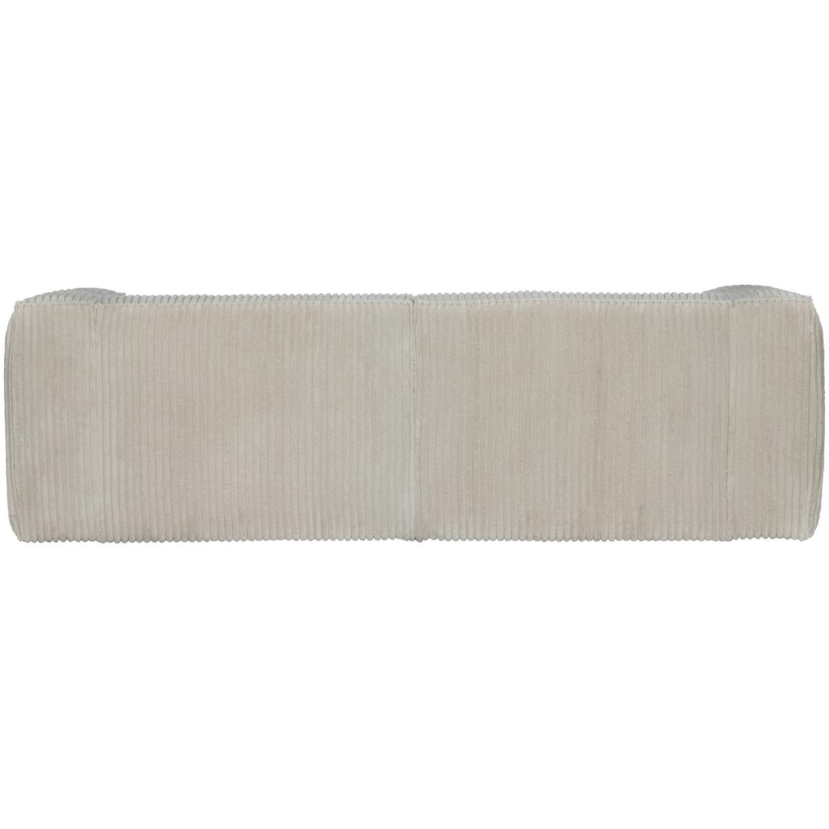 3,5-SITZER Bean Naturfarben B: 242cm - Naturfarben, Design, Kunststoff/Textil (242/73/96cm) - Livetastic