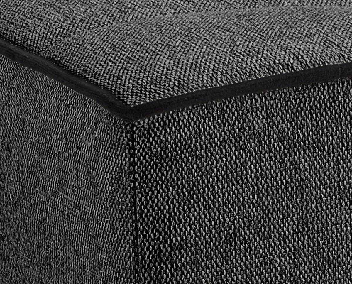 Schlafsofa Bono Grau - Hellbraun/Schwarz, Basics, Holz/Textil (199/91/91cm) - MID.YOU