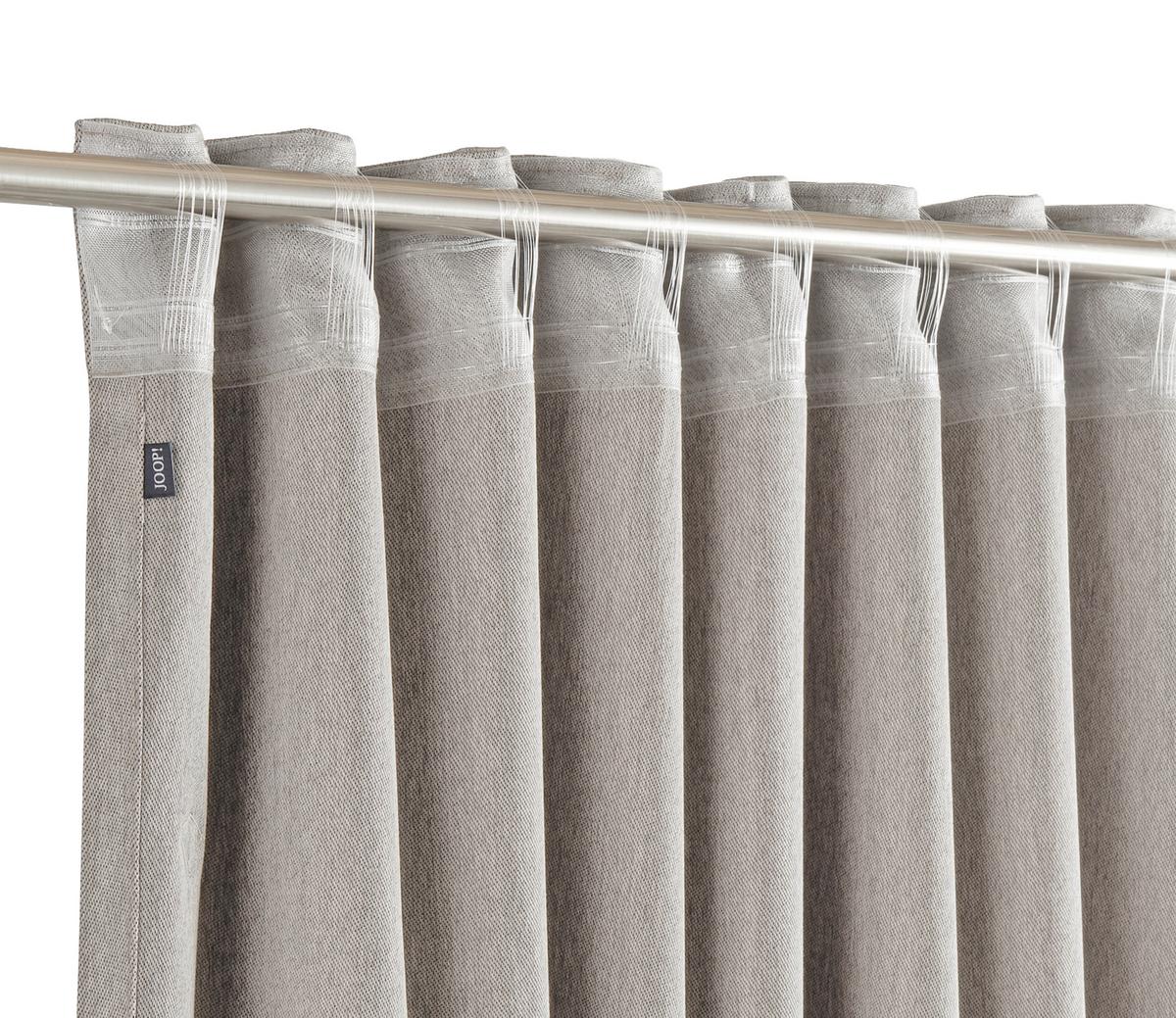 ZASŁONA GOTOWA J!PUREDIMOUT - kolor bagienny, Design, tkanina (130/250cm) - Joop!