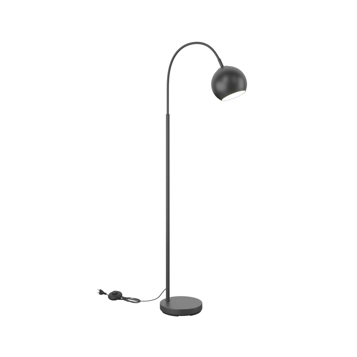 LAMPA STOJĄCA 24779B BENNO - czarny, Basics, tworzywo sztuczne/metal (46/25/150cm)