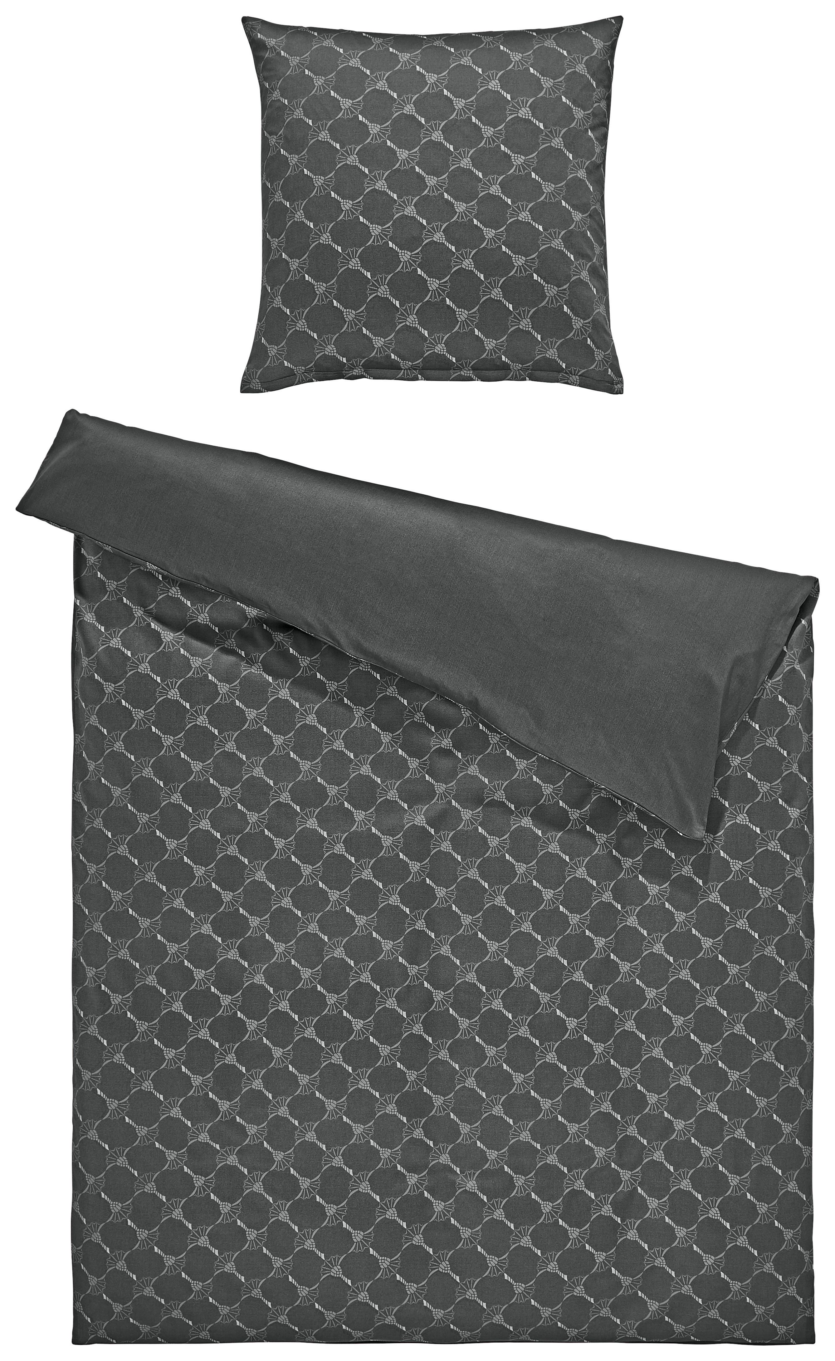 POŚCIEL DWUSTRONNA JOOP! CORNFLOWER GRADIANT - kolor grafitowy, Basics, tkanina (135/200cm) - Joop!