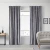 MÖRKLÄGGNINGSGARDIN GLAMOUR -AKT- - silver/antracit, Lifestyle, textil (140/245cm) - Mömax
