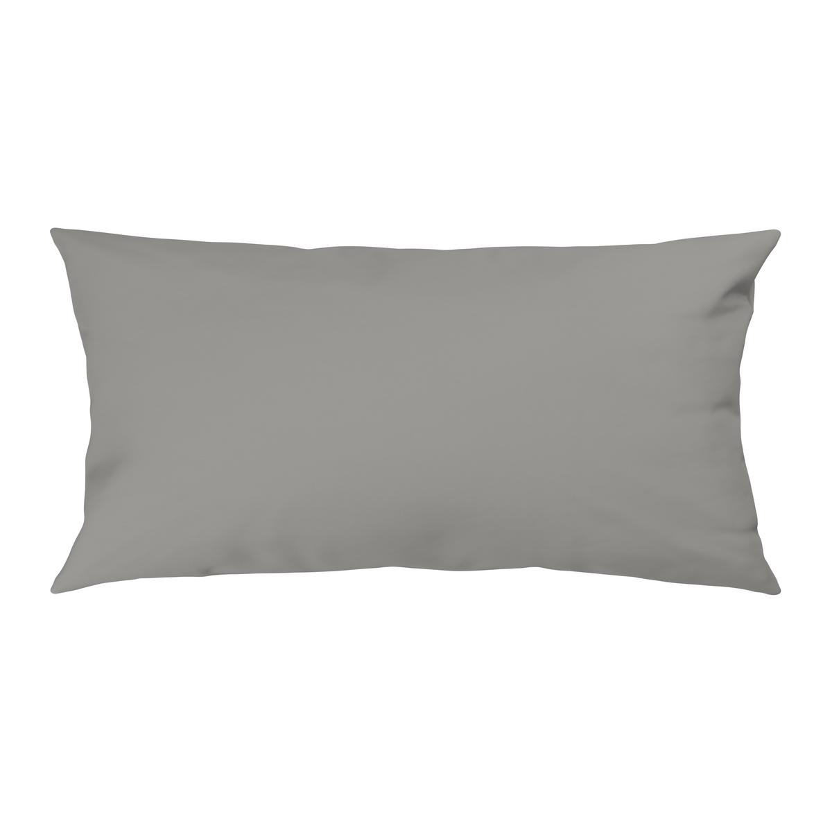 Kopfpolsterbezug Julie Grau ca. 40x80cm - Grau, Textil (40/80cm) - Mömax