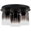 TAKLAMPA ESTELLE - svart, Modern, metall/glas (32/18,5cm) - Mömax