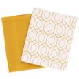 Geschirrtuch-Set Honeycomb in Gelb/Weiß - Gelb/Weiß, LIFESTYLE, Textil (50/70cm) - Mömax modern living Geschirrtuch-Set Honeycomb in Gelb/Weiß - Gelb/Weiß, LIFESTYLE, Textil (50/70cm) - Mömax modern living