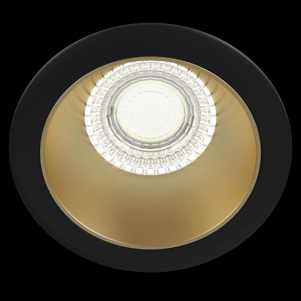 DECKENLEUCHTE SHARE - Goldfarben/Schwarz, Trend, Metall (8.5/8,5/3,7cm) - MAYTONI