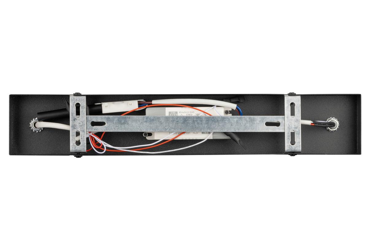 LED-Deckenleuchte Ceyada Schwarz/Champagner max. 40 W - Champagner/Schwarz, Basics, Kunststoff/Metall (65/40/7cm)